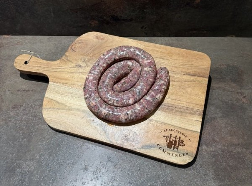 Charcuterie Commenges - Saucisse Fraîche à l'Ail des Ours - 1 x 500g