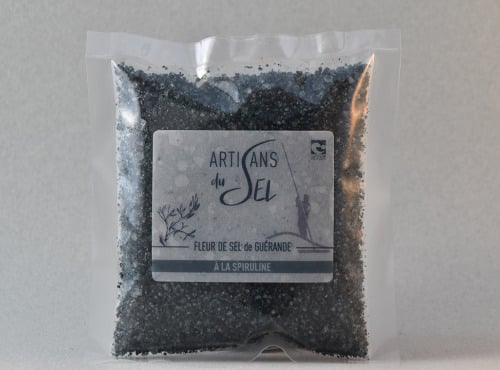 Artisans du Sel - Fleur de Sel de Guérande à la Spiruline 100g