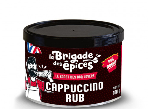 La Brigade des Epices - RUB Cappuccino - Cacao, Café et Piment chipotlé pour le boeuf  - 100g