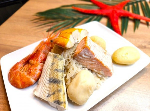 Traiteur Gourmet d'Alsace - Choucroute de Poissons Alsacienne 1 pers 650Gr