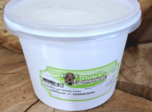 La Ferme de Labergement - Fromage blanc à la vanille 1 kg