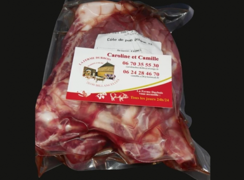 La Ferme Durbois - Côtes de porc échine x2