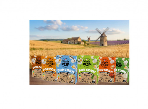 Grain Pop - Popcorn micro-ondable - lot toutes saveurs