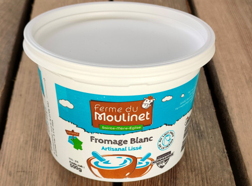 Ferme du Moulinet - Fromage Blanc fermier Lissé HVE - 500g