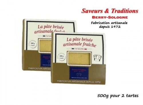 Saveurs & Traditions Berry-Sologne - Pâte brisée 500g (packagée) x18