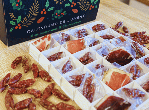 La ferme d'Enjacquet - [Précommande] Noel - Calendrier de l'Avent - Mini saucissons et Charcuterie