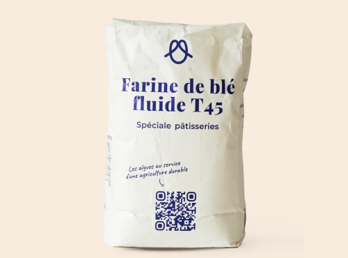 Omie - Farine de blé fluide spécial pâtisserie T45 - 1 kg