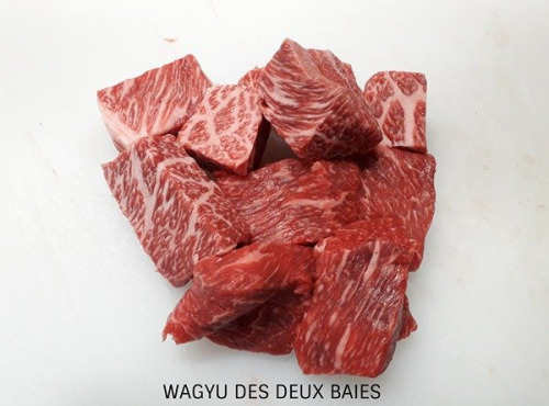 Wagyu des Deux Baies - [Précommande] Pièces à brochettes/fondues de Wagyu - 1kg