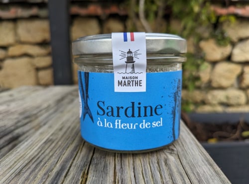 Conserverie Maison Marthe - Sardine à la fleur de sel - 90gr