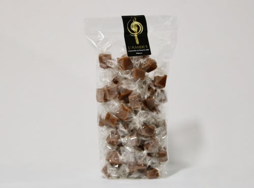 L'AMBR'1 Caramels et Gourmandises - Tendres Bouchées De Caramels Au Beurre Salé - Sachet De 300g