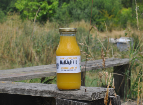 Manjar Viu : Légumes lacto fermentés - Jus de chou blanc, curcuma et poivre - lacto-fermenté