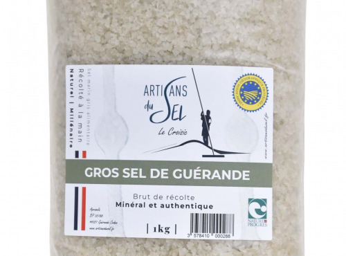 Artisans du Sel - Sel de Guérande Brut de Récolte 1kg