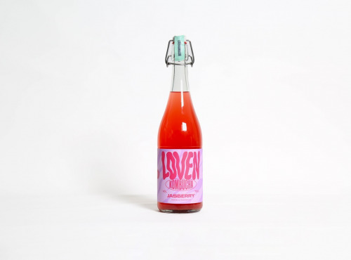 LOVEN Crew - Brasserie L'Indispensable - Kombucha Jasberry (thé vert jasmin & framboise) - 3x75cl