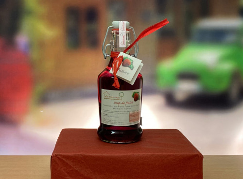 Les Perles Rouges - Sirop de Fraise DDM Dépassée PROMO - 25%