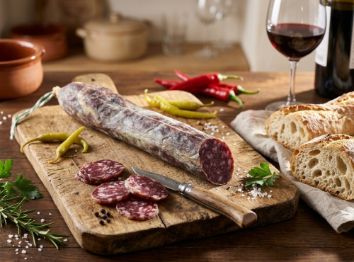 Charcuterie Aubard - Saucisson Iberico de Bellota 500g
