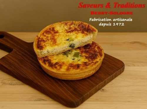 Saveurs & Traditions Berry-Sologne - Quiche poireaux x36