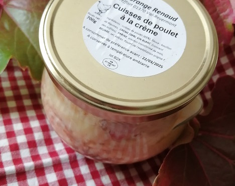 La Grange Renaud - Cuisses de poulet à la crème