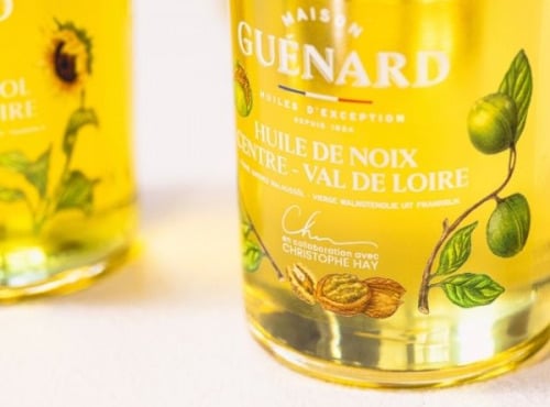 Huilerie Maison Guénard - Huile de Noix à froid de France 100 % vierge C. HAY 24cL