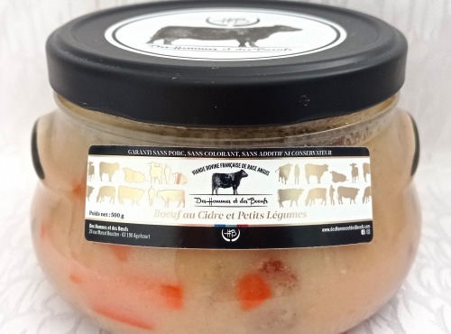 Des Hommes et des Boeufs - Bœuf Angus au Cidre et Petits Légumes - 500 g