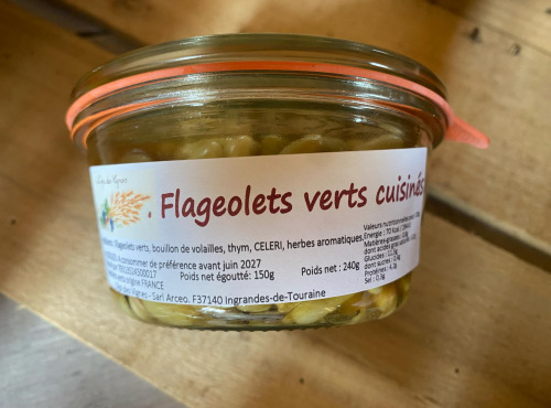 Des Poules et des Vignes à Bourgueil - Flageolets vert cuisinés