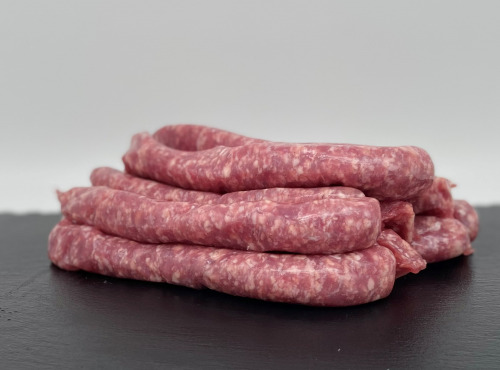 La Ferme d'Autrac - Chipolatas de VEAU BIO 800 G, 8 - 10 pièces