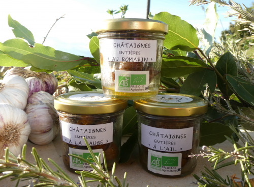 Terres EnVie - Coffret Découverte : 3 Pots 60g De Châtaignes Bio : Sauge, Romarin Et Ail