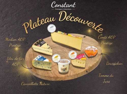 Constant Fromages & Sélections - Plateau Découverte - Fromage - 2,4 kg