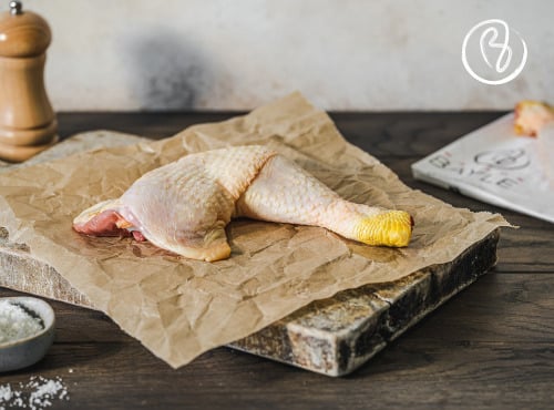 Maison BAYLE - Champions du Monde de boucherie 2016 - Lot de Cuisses de Poulet - 3 x 600g (3 x 2 pièces)