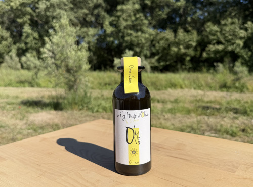 Le Moulin à Olives d’Éguilles - Huile d'Olive & Citron - Bouteille 250 mL