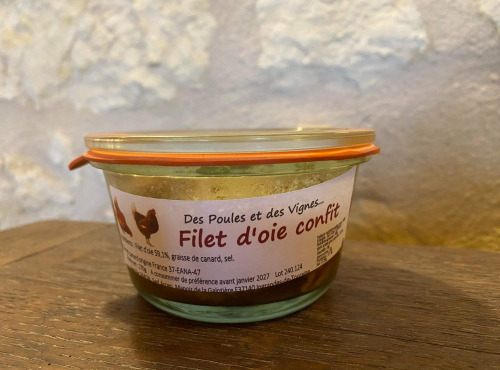 Des Poules et des Vignes à Bourgueil - Filet d’oie confit