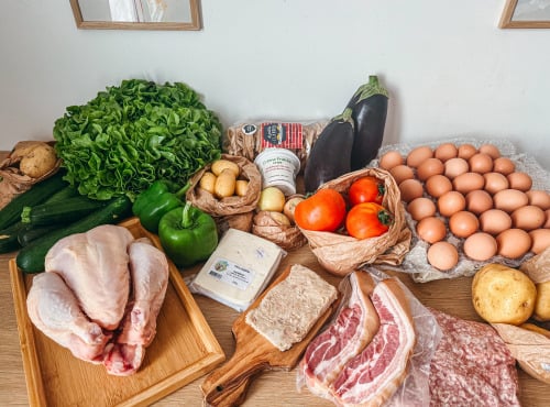 Ferme Joos - Panier 5 repas complets - 4 personnes (batch cooking)