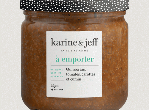 Karine & Jeff - Quinoa aux tomates, carottes et cumin 6x350g