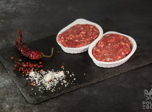 Nature viande - Galettes de bœuf bio, légèrement assaisonnéesX6 (race limousine) - 750G