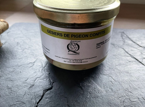 Quintart Pigeonneaux - Gésiers de pigeon confits