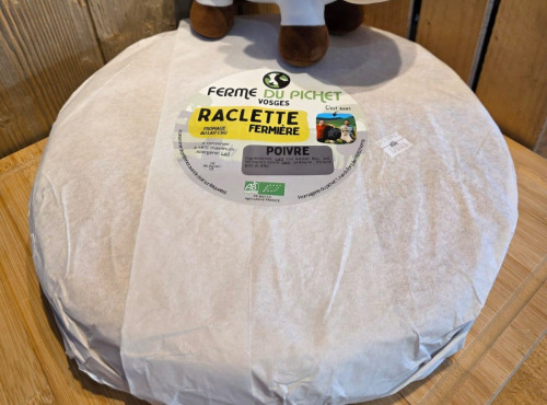Fromagerie du Pichet - Raclette Poivre au lait cru entier