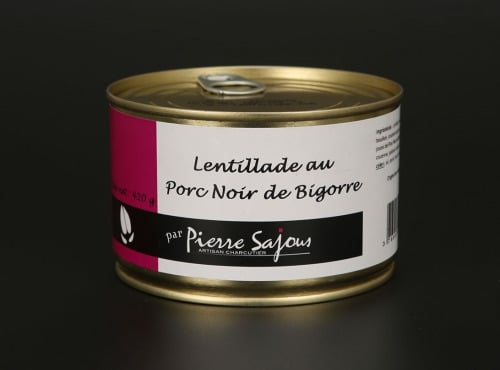 Atelier Pierre Sajous - Lentillade de Porc Noir de Bigorre 420g