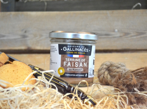 Terre de Gallie - Terrine de faisan au Kamok