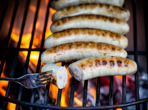 Traiteur Gourmet d'Alsace - Saucisses blanche façon Tarte Flambées