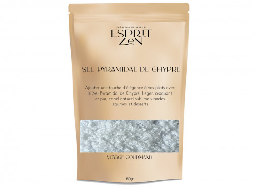 Esprit Zen - Sel Pyramidal de Chypre -  Sachet de 50g