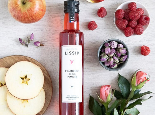 Sirops Lissip - Sirop Framboise Rose Pomme 25cl x 6