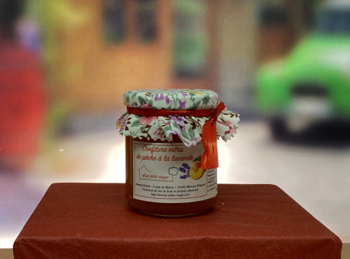 Les Perles Rouges - Confiture Extra De Pêche À La Lavande