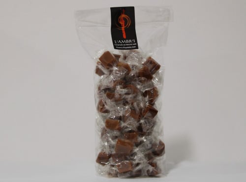 L'AMBR'1 Caramels et Gourmandises - Caramels Au Piment D'Espelette AOP - Sachet De 300g