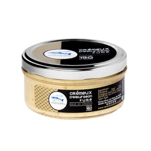 Pisciculture des eaux de l'Inval - 12 Crémeux d'Esturgeon Fumé - 130 gr