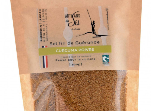 Artisans du Sel - Sel de Guérande au Curcuma-poivre 200g x 12