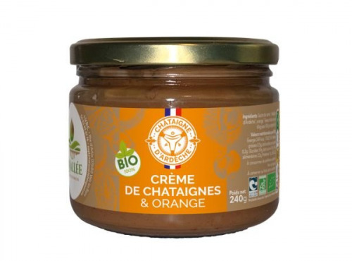 La vallée des chataigniers - Crème de châtaigne à l'orange BIO Ardèche