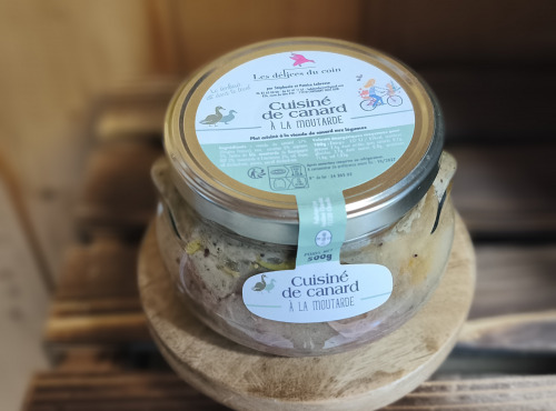 Les Délices du Coin - Canard à la moutarde 500g