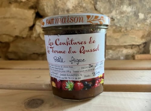 Ferme du Roussel - Confiture de figue bleue bio 330g