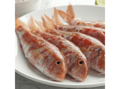 Poissonnerie Paon - Rouget-barbet : vidé écaillé étêté, lot de 500g