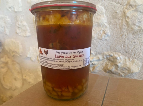 Des Poules et des Vignes à Bourgueil - Lapin aux tomates