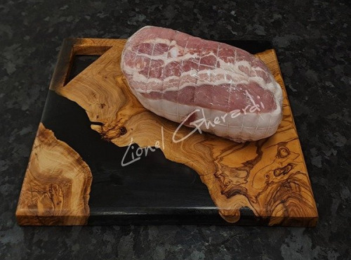 Boucherie Charcuterie Traiteur Lionel Ghérardi - Rôti Cuisse de Dinde lard/pruneau – 1200g